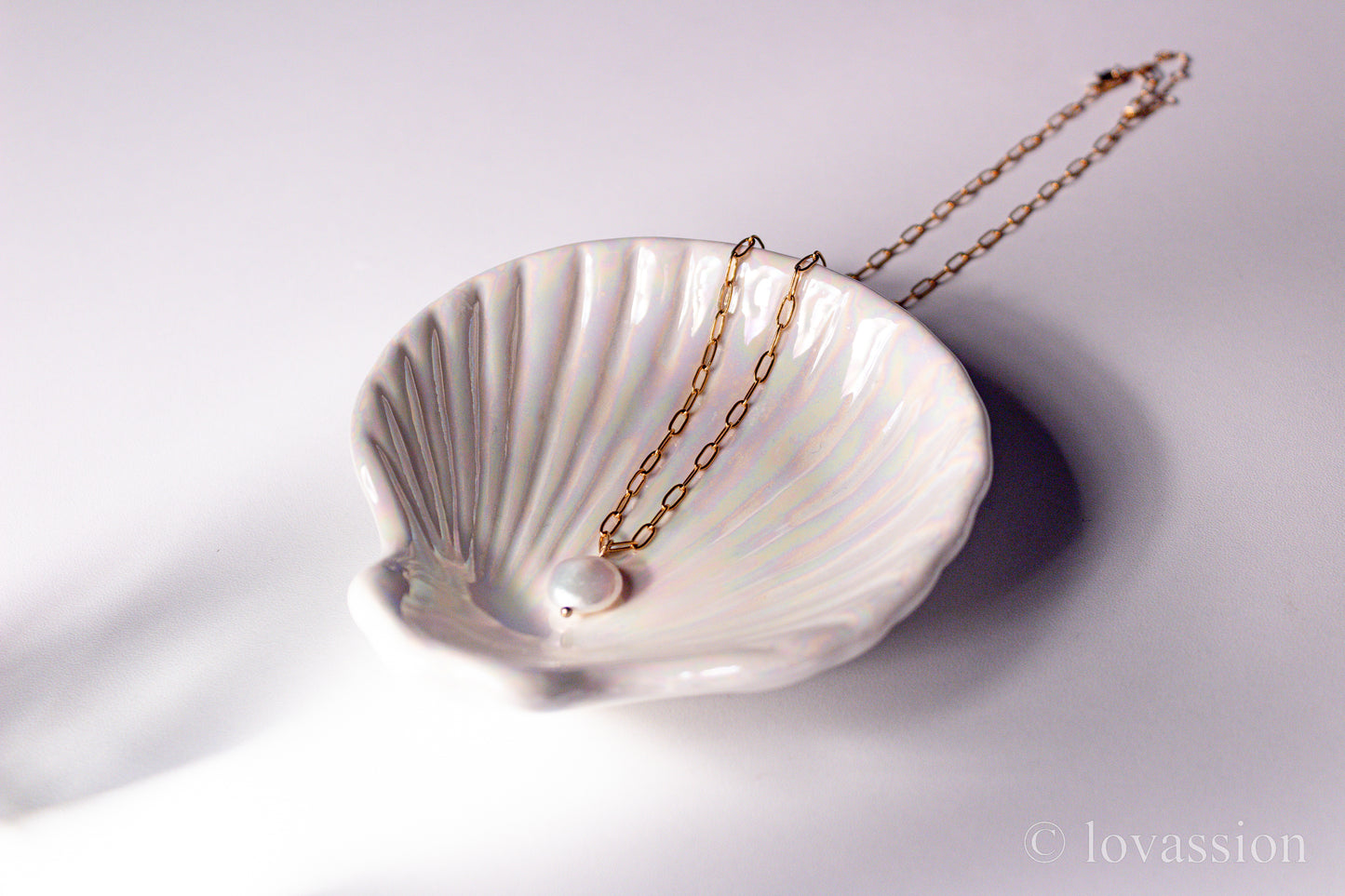 freshwater baroque pearl necklace