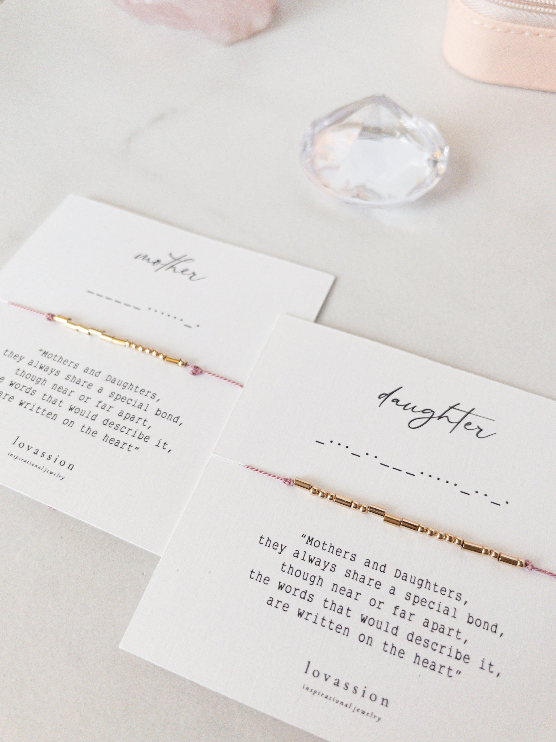 mother daughter matching bracelet set, mothers day gift