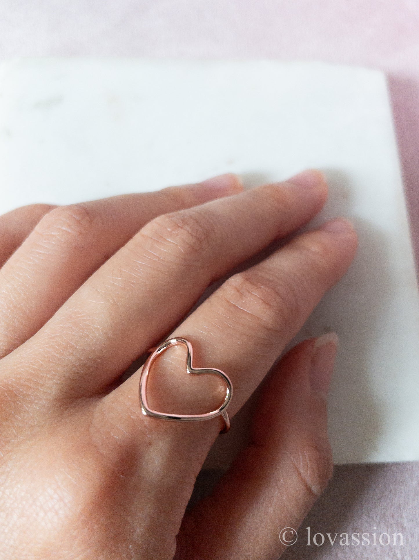 Open Heart Ring | Waterproof Jewelry