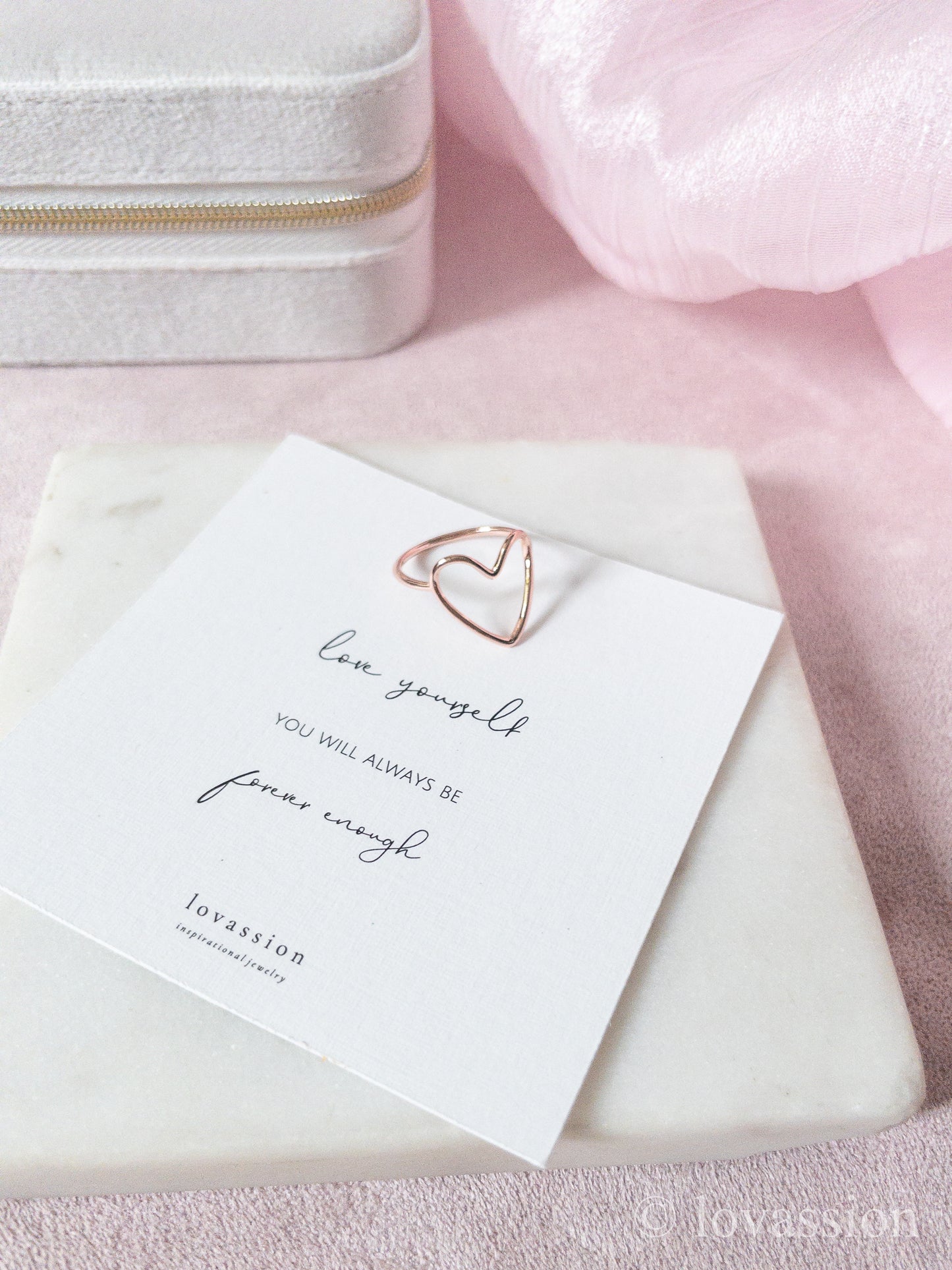 Open Heart Ring | Waterproof Jewelry