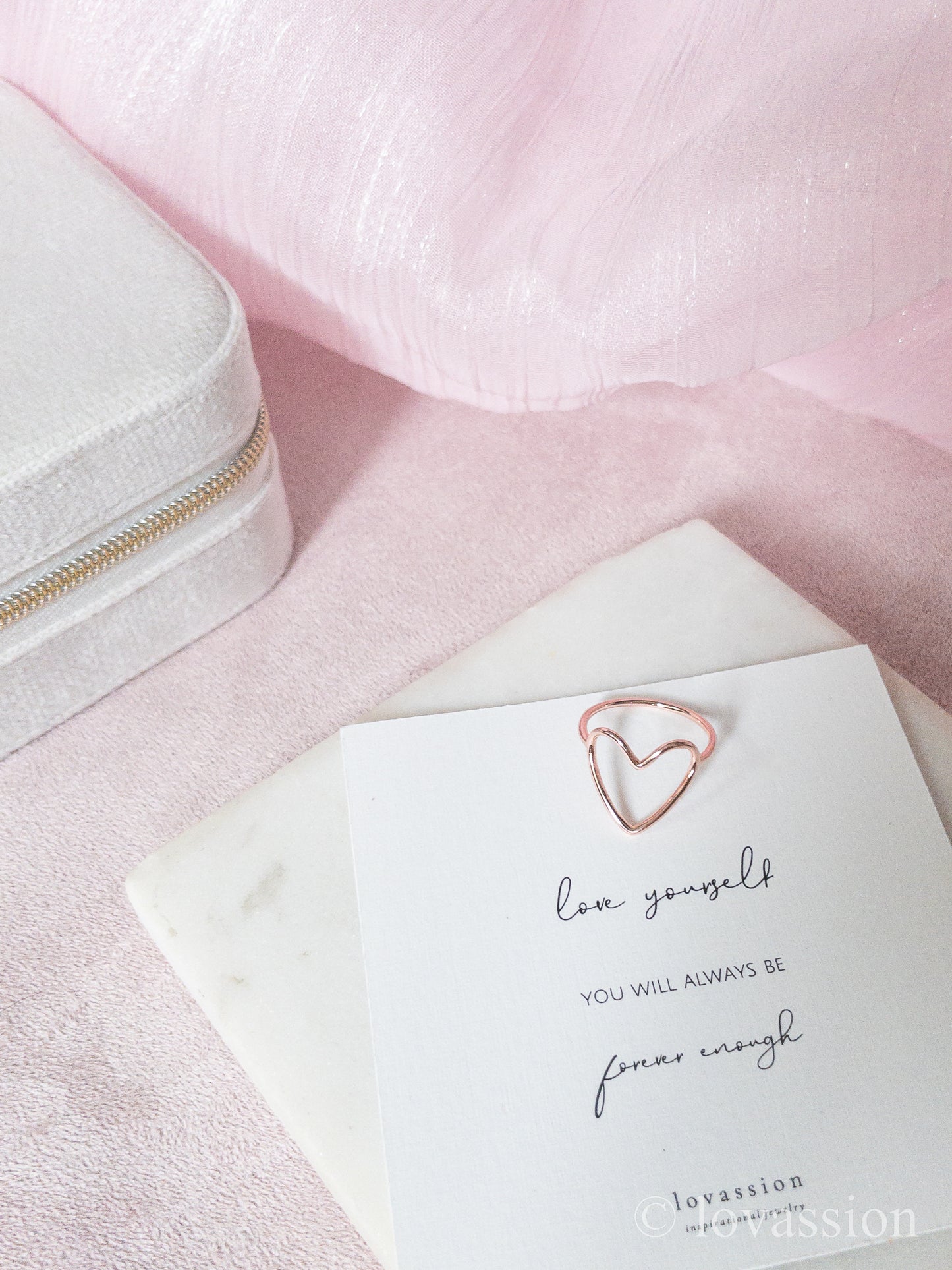 Open Heart Ring | Waterproof Jewelry