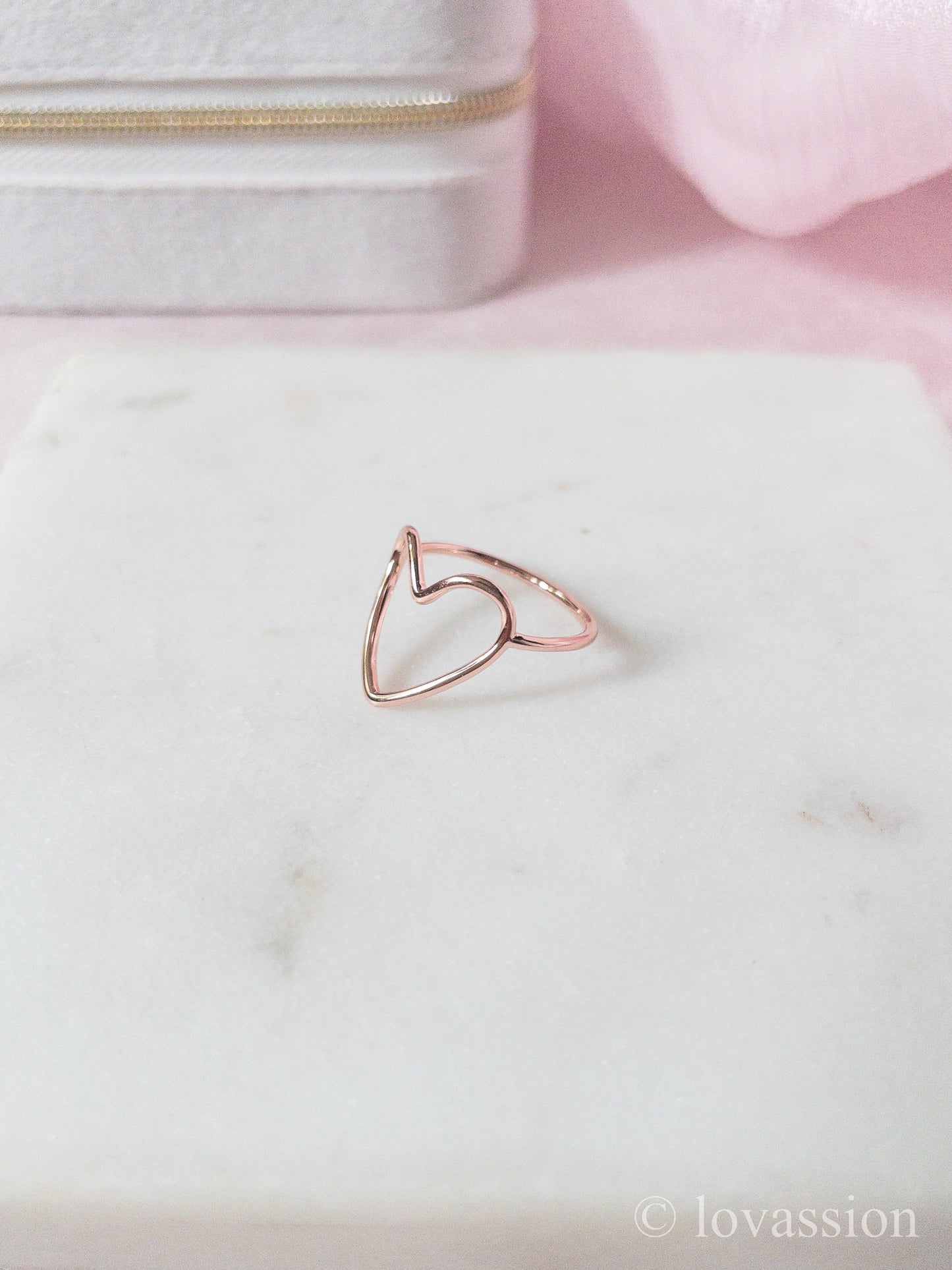 Open Heart Ring | Waterproof Jewelry