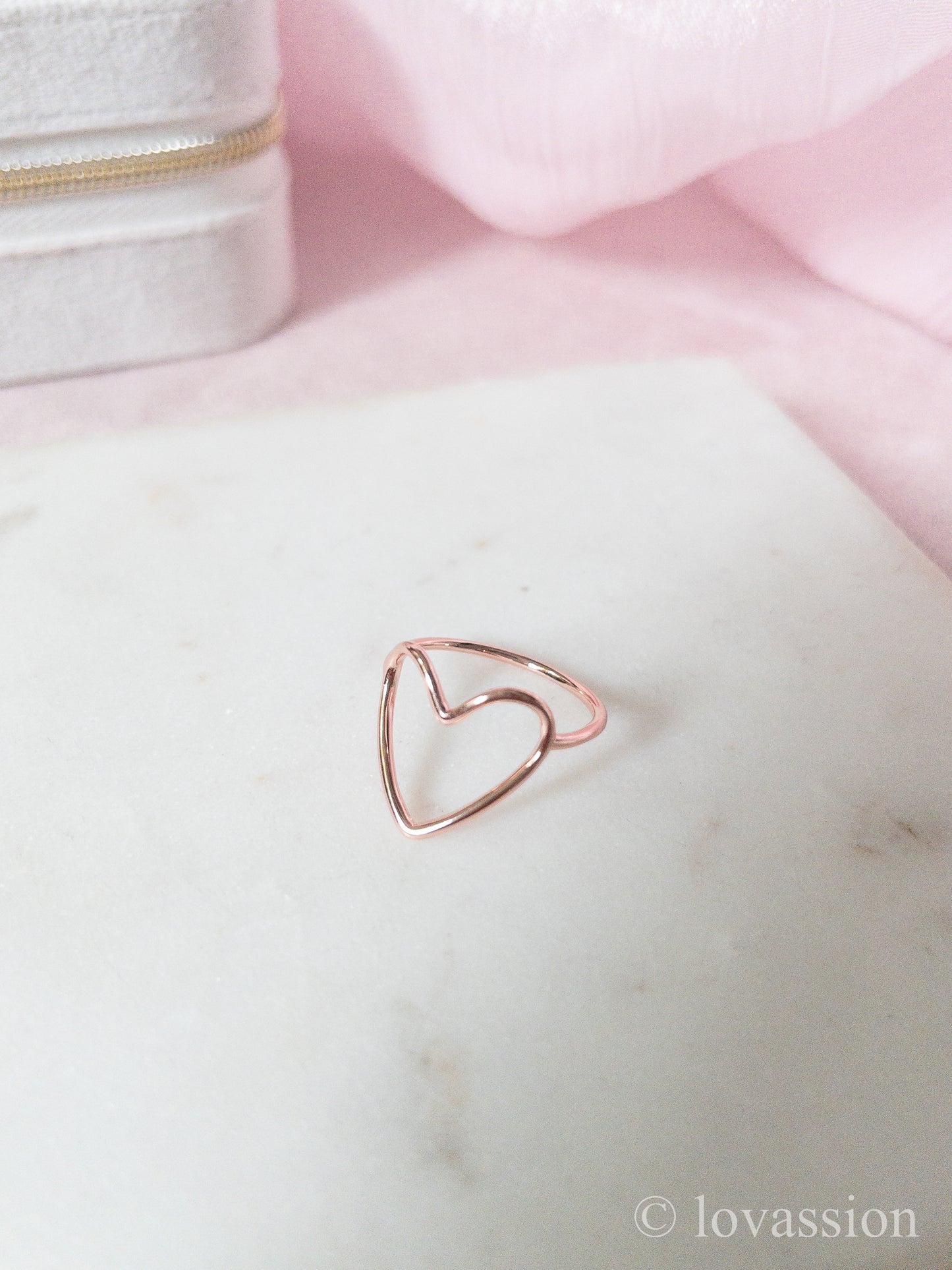 Open Heart Ring | Waterproof Jewelry