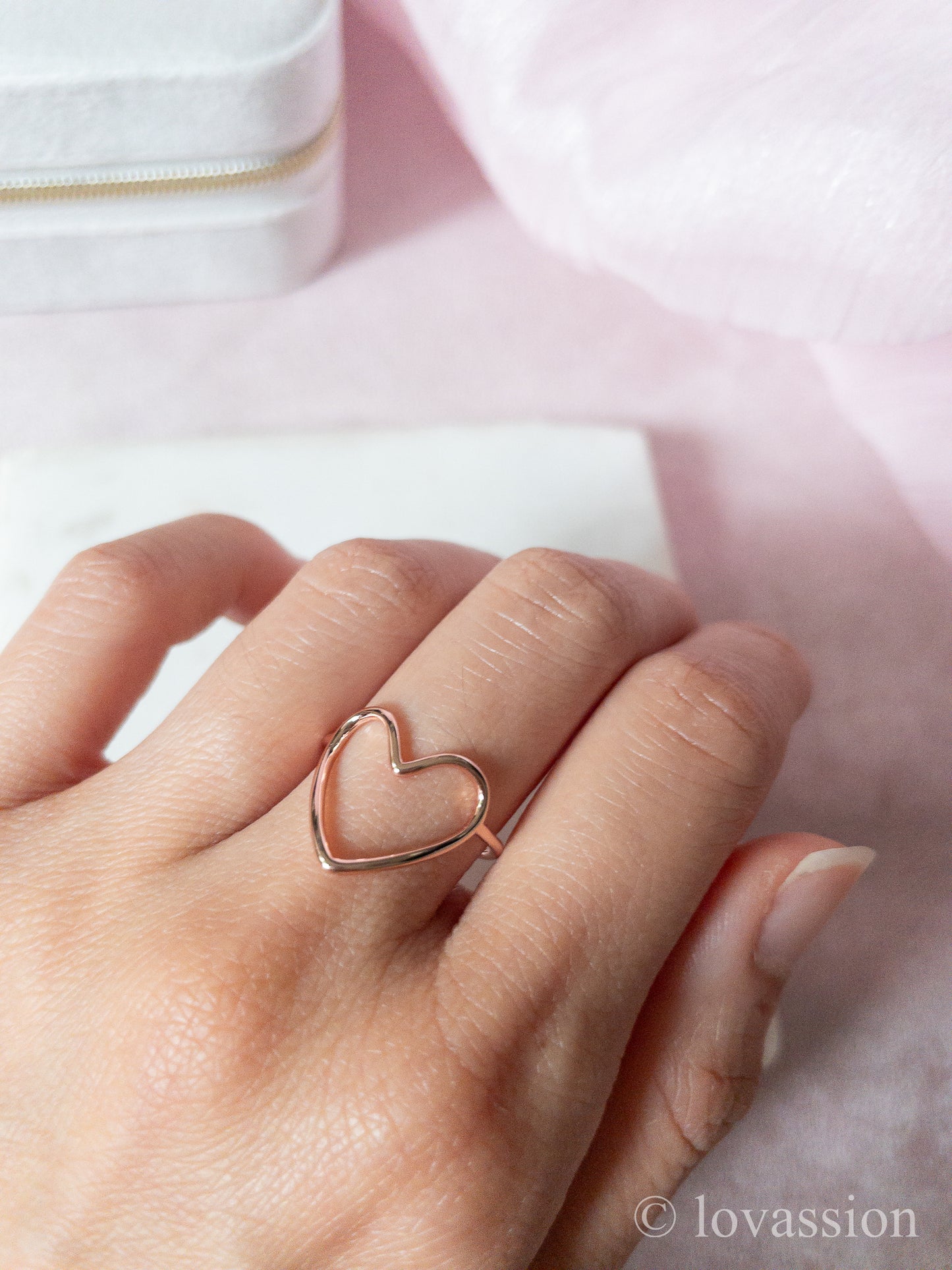 Open Heart Ring | Waterproof Jewelry