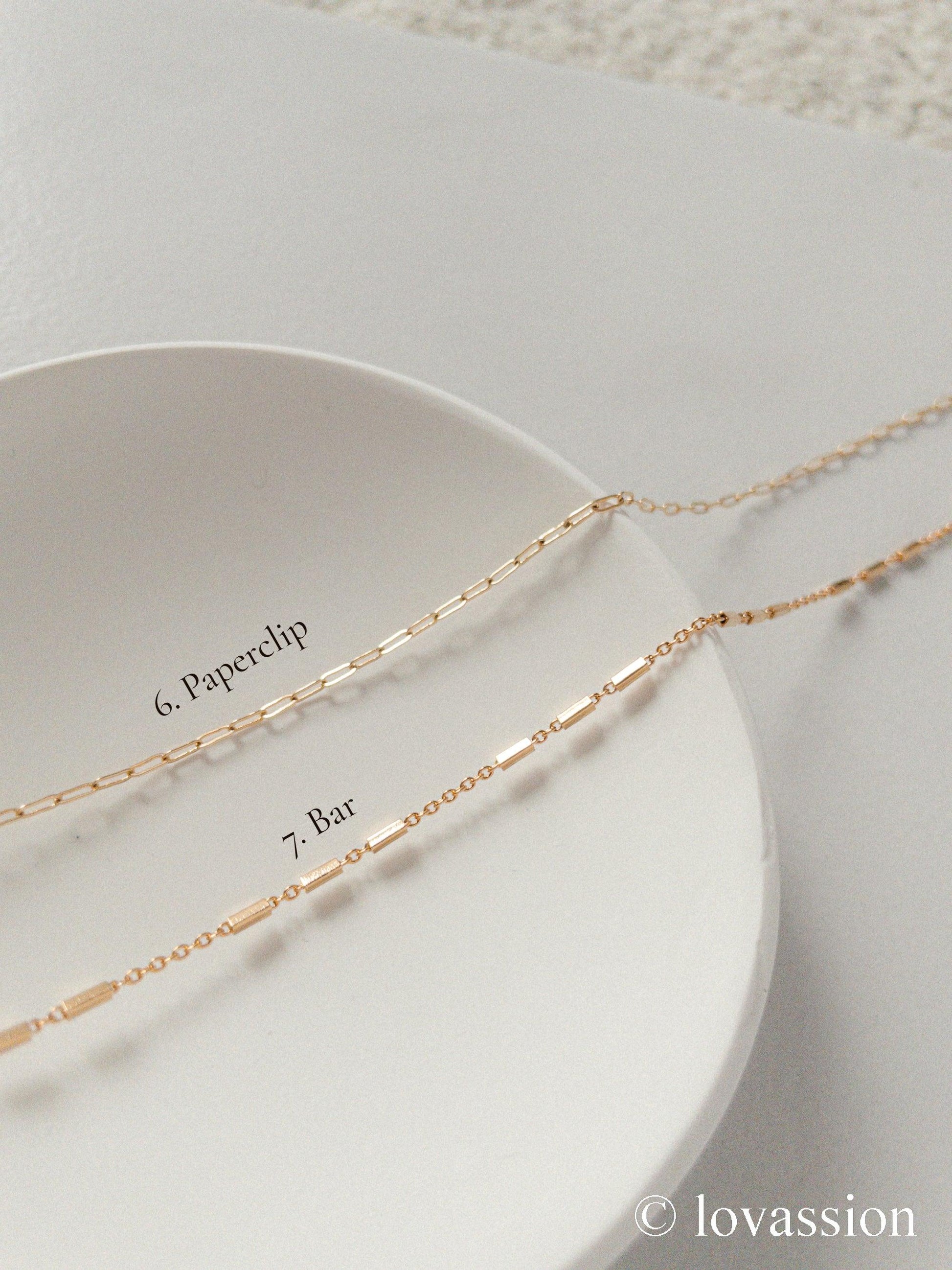 18K Gold Chain Necklace | 7 Styles - Lovassion