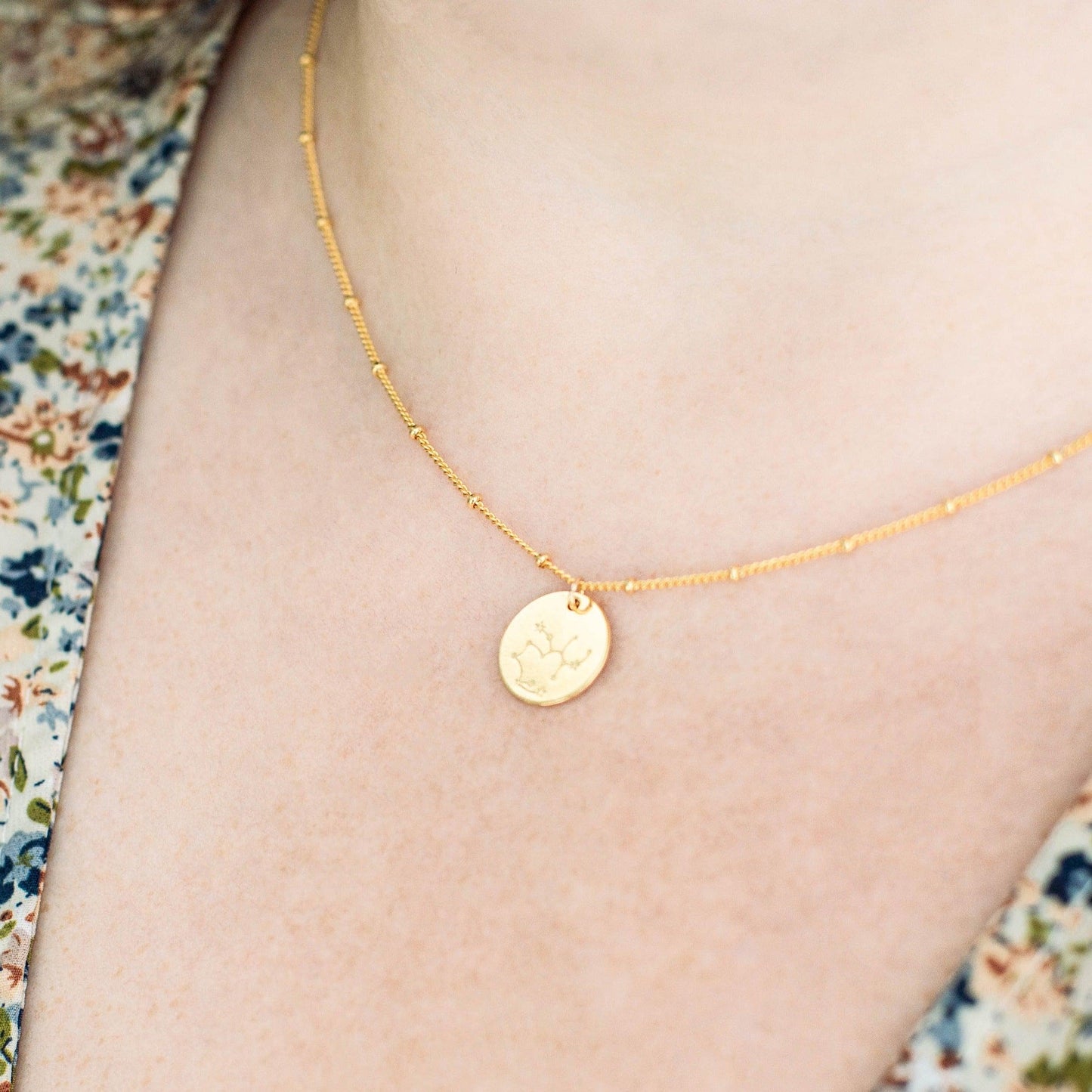 14K Zodiac Constellation Necklace - Lovassion