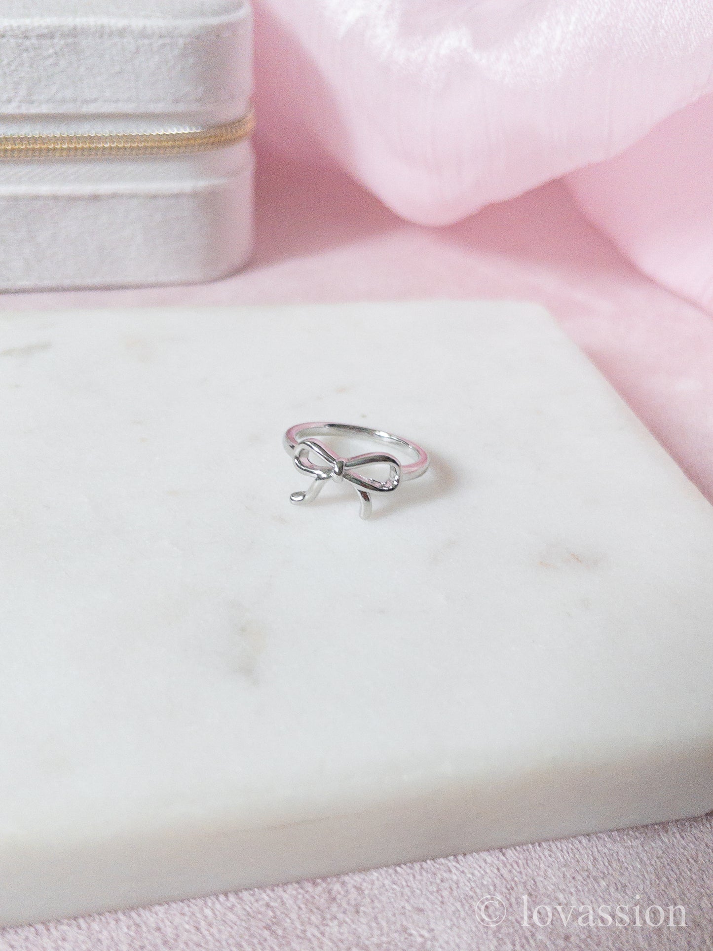 Bague d’empilage de cœur 14K | Amour