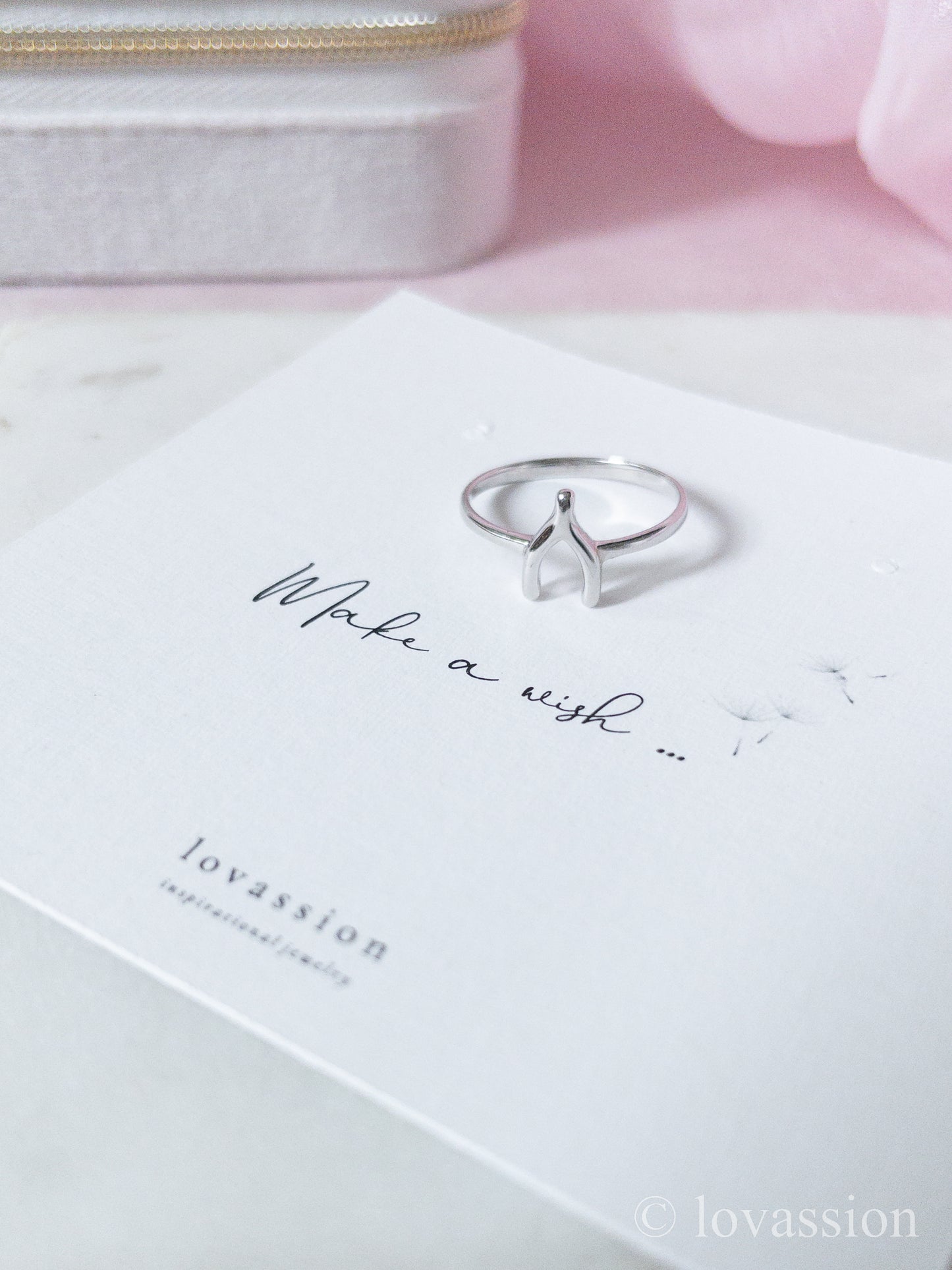 Bague d’empilage de cœur 14K | Amour