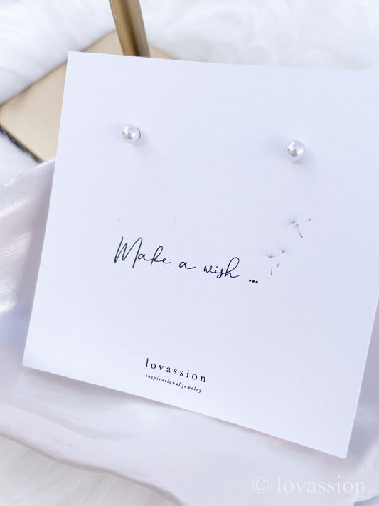 14K Tiny Pearl Studs | Waterproof Jewelry